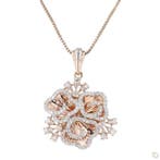 Hanger - 14 karaat Roségoud - 1.51ct. tw. Diamant