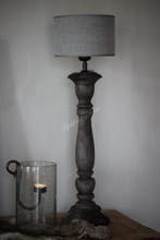 Cilinder lampenkap Kiss grey 25 cm, Ophalen of Verzenden, Nieuw
