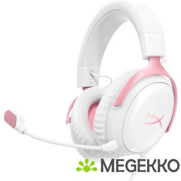 HyperX Cloud III Bedrade Gaming Headset in wit/roze, Verzenden, Nieuw, HyperX