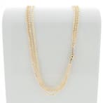 Parelcollier met gouden slot. (Ketting), Sieraden, Tassen en Uiterlijk, Kettingen, Gebruikt, Overige kleuren, Ophalen of Verzenden