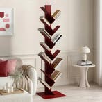 Boekenkast Eksjö staand boomvorm 180x100x35 cm rood [en.casa, Huis en Inrichting, Verzenden, Nieuw
