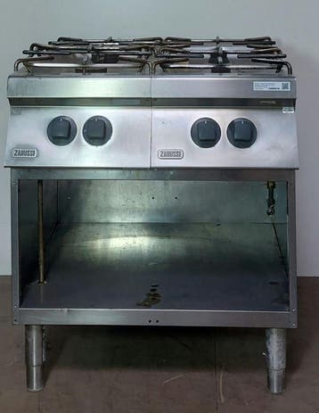 Occasion Zanussi 4-vlams gaskooktafel, Zakelijke goederen, Horeca | Keukenapparatuur, Ophalen, Gebruikt, Overige typen