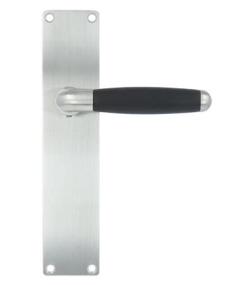Deurklink Met schild Ton Model 1933 Blind mat nikkel, Verzenden, Nieuw