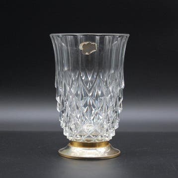 Val Saint Lambert - H. 22cm - Vaas - Glas, Antiek en Kunst
