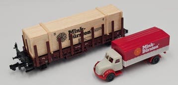 Minitrix N - 15366 - Modeltrein goederenwagon (1) - Klms 440, Nieuw
