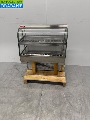 RVS Unis Cool Inbouw Koelvitrine 4 kleppen 230V Horeca, Ophalen of Verzenden, Gebruikt