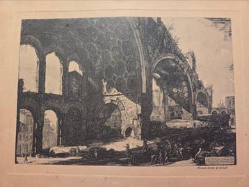 Giovanni Battista Piranesi (1720-1778) , after - Veduta
