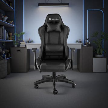 Premium racing bureaustoel Twink - zwart, Verzenden, Nieuw
