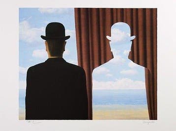 René Magritte (after) - Décalcomanie
