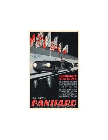 1952 PANHARD DYNA BROCHURE FRANS, Nieuw, Author