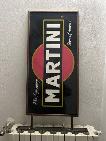 martini - Wandbord - IJzer