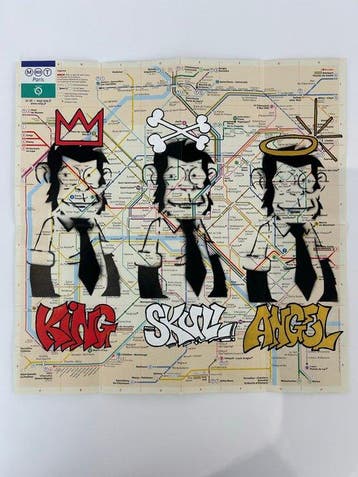 eR.B. -  Paris Metro Graffiti