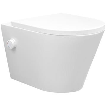 Wiesbaden Vesta Wandcloset Rimless met Bidetkraan -, Doe-het-zelf en Verbouw, Sanitair, Ophalen of Verzenden, Nieuw