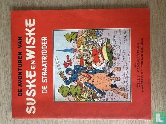 Suske en Wiske - De straatridder - 1955, Boeken, Stripboeken, Gelezen, Eén stripboek, Verzenden