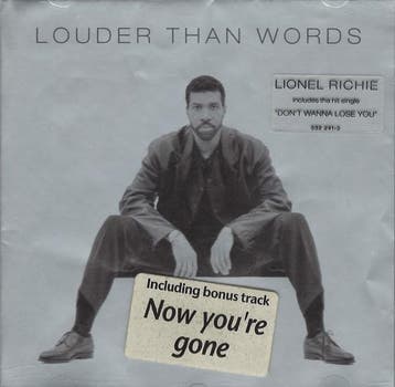 Lionel Richie - Louder Than Words (CD, 1996), Ophalen of Verzenden, Zo goed als nieuw