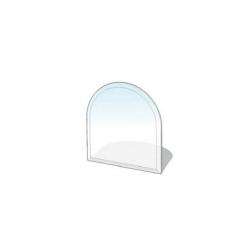 Vloerplaat halfrond 1300x1200mm glas 8mm, Ophalen of Verzenden, Nieuw