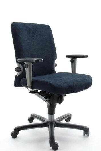 Haworth Comforto 77 bureaustoel, blauw, Ophalen of Verzenden, Ergonomisch, Nieuw