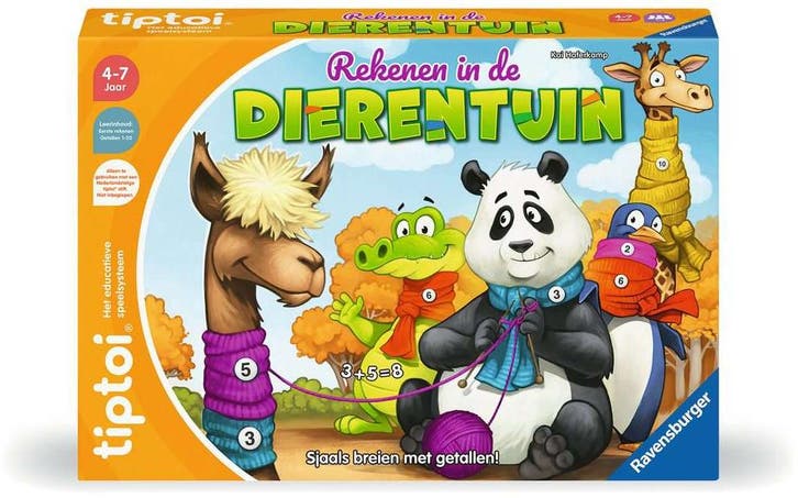 Tiptoi - Rekenen in de Dierentuin | Ravensburger -, Kinderen en Baby's, Speelgoed | Educatief en Creatief, Nieuw, Verzenden