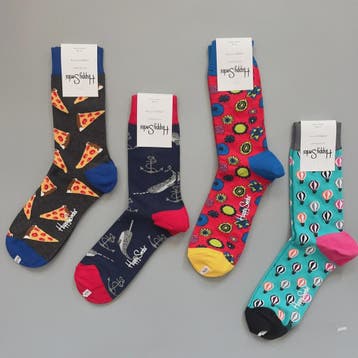 Happy Socks Heren Sokken Katoen - Maat 41-46 EU, Verzenden, Nieuw