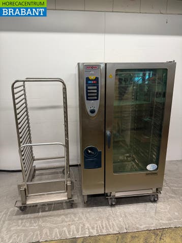 RVS Rational SCC 202 SelfCookingCenter 40 x 1/1 GN 400V, Ophalen of Verzenden, Gebruikt