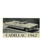 1962 CADILLAC PROGRAMMA BROCHURE, Nieuw, Author