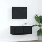 vidaXL TV-meubel 60x31x25,5 cm spaanplaat zwart eikenkleurig, Huis en Inrichting, Kasten | Televisiemeubels, Verzenden, Nieuw
