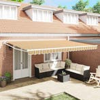 vidaXL Inklapbaar Zonnescherm Multikleur 500 × 300 cm, Tuin en Terras, Verzenden, Nieuw