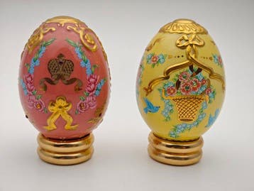 Fabergé ei - 2 House of Fabergé-eieren - Porselein, Antiek en Kunst, Curiosa en Brocante