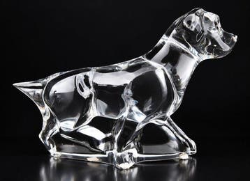 Baccarat - Figuur - Chien en garde - Kristal