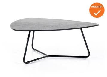 Carré - Bijzettafel - Zwart Eiken (Design meubilair), Werkplek, Ophalen of Verzenden, Gebruikt, Overige typen