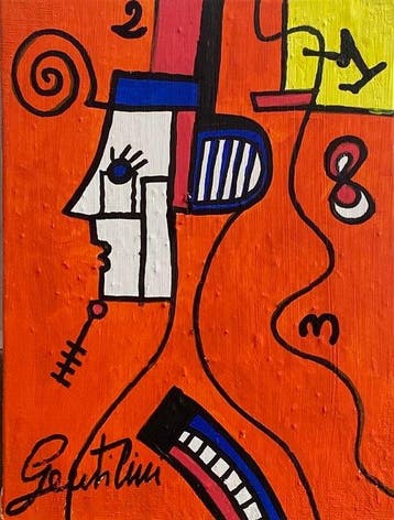 Aldo Gentilini (1911-1982) - Composizione, Antiek en Kunst