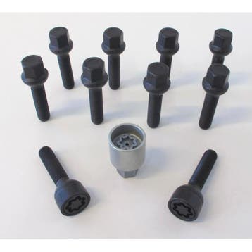 H&R Wielboutenset bolkonisch R12 M12x1.50 - Lengte 60mm - Zw, Verzenden, Nieuw