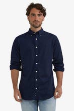 2dekans | McGregor Overhemd Stretch Pique Shirt Mm252 6001, Ophalen of Verzenden, Zo goed als nieuw, Blauw, McGregor