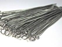 100 x kettelstiften 70mm platinum kleur (Sieradenonderdelen), Ophalen of Verzenden, Nieuw, Overige typen
