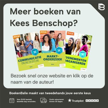 Marketing / Pitch - Kees Benschop 9789024405718, Verzenden, Gelezen, Kees Benschop