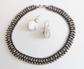 Zilver - Parure - India nekwarmer