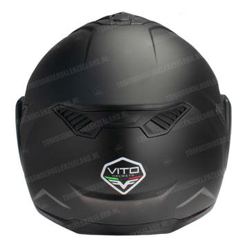 Helm Vito Systeemhelm met zonnevizier Reverse mat zwart (..., Ophalen of Verzenden, Nieuw, Vito