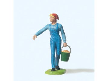 Preiser 47102 Boerin 1:25 (Figuren, Scenery, grootspoor), Ophalen of Verzenden, Nieuw