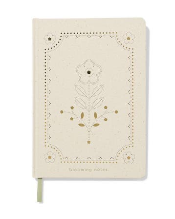 HEMA Notitieboek A5 gelinieerd bloemen, Verzenden, Nieuw