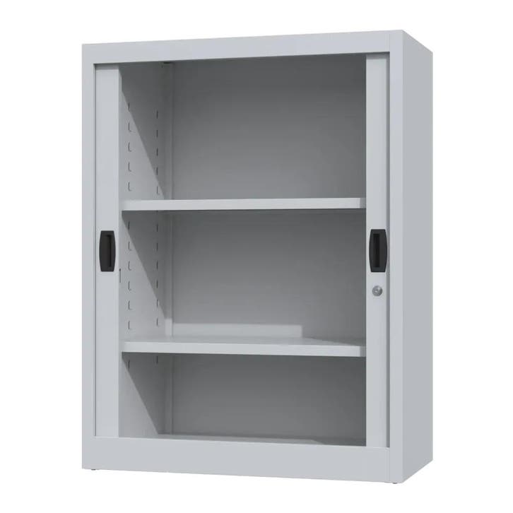 Nieuwe roldeurkast - 105x80x40cm - archiefkast - grijs, Huis en Inrichting, Kasten | Roldeurkasten en Archiefkasten, Met slot