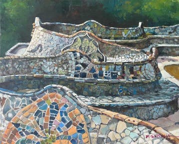 Rafael Cortiella (1931-2019) - Bancs del Parc Güell