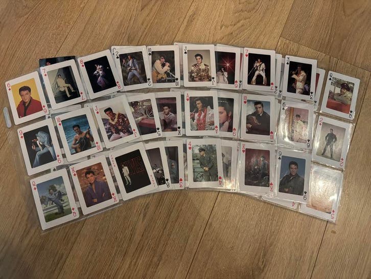 Elvis Presley speelkaarten set/stok (8), Verzamelen, Speelkaarten, Jokers en Kwartetten, Speelkaart(en), Nieuw, Ophalen of Verzenden