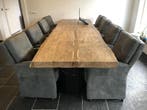Set van 8 leren eetkamerfauteuils - met armleuning en, Huis en Inrichting, Stoelen, Ophalen of Verzenden, Nieuw, Leer