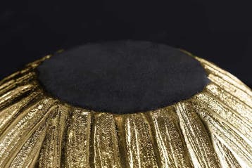 Moderne vaas ELEGANCE 25cm goud antiek gehamerd design -, Ophalen of Verzenden, Nieuw