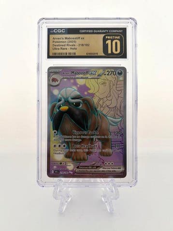 Pokémon - 1 Graded card - Arvens Mabostiff ex - Destined, Nieuw