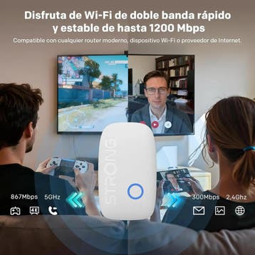 STRONG WiFi-Repeater AC1200, Dualband WiFi-Versterker (Huis), Verzenden, Nieuw