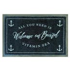 Entree Mat Blauw Vitamine Sea 70 x 50 cm Antislip, Watersport en Boten, Ophalen of Verzenden, Nieuw