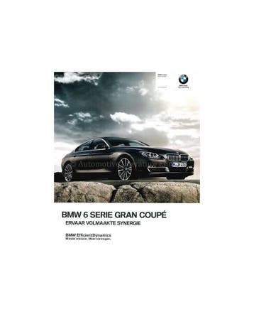 2012 BMW 6 SERIE GRAN COUPÉ BROCHURE NEDERLANDS, Nieuw, BMW, Author