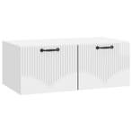 vidaXL Wandbeugel TV-kast Hoogglans Wit 78,5 x 41 x 30 cm, Minder dan 50 cm, Verzenden, Nieuw, Minder dan 100 cm