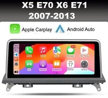 BMW X5 E70 X6 E71 android 14 navigatie apple carplay dab+, Ophalen of Verzenden, Nieuw